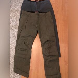 3 pair Wrangler Mens Reinforced Utility Pants like new & new NWOT
